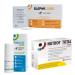 Hayfever eye care set (1 x Blephaclean 20 eyelid wipes 1 x Thealoz Duo 10 ml and 1 x Nutrof total 30 capsules)