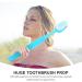 Giant Toothbrush Prop - Oversized Comedy Item & Halloween Decor | Ibasenice Sky-Blue - Buy Online on GoSupps.com