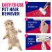 H&A PETCARE Reusable Pet Hair Remover Roller - Washable Fur Eraser for Cats & Dogs - Lint Roller for All Surfaces - Compact & Efficient - Buy Online on GoSupps.com