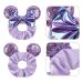Lanmerry Purple Mermaid Sequin Velvet Scrunchies Hair Ties - Mermaid-FQ - Buy Online on GoSupps.com