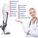 4 Pairs Compression Socks 20-30 mmHg for Men and Women | Black Blue White Red | XXL-3XL - Buy Online on GoSupps.com