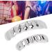 Hip Hop Teeth Halloween Hip Hop Teeth Convenient for Halloween Party for Hip Hop Fashion Shows(Silver) - Buy Online on GoSupps.com