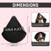 ANA KAY Premium Makeup Powder Puff Set - 6 Pack Black Triangle Puffs for Setting & Foundation Makeup - Buy Online on GoSupps.com