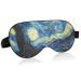 ALAZA Starry Night Sky Van Gogh Sleep Mask for Women Men Blackout Cooling Funny Eye Mask for Sleeping with Elastic Strip Multi 6
