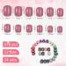 576Pcs 24Sets Short Press on Nails | Colorful Solid Short Fake Nails for Women - Nail Salon Art DIY - Buy Online on GoSupps.com