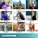 Charmking Zipper Compression Socks 2 Pairs Open Toe 15-20mmHg for Women Men - Nurse Recommended for Improved Circulation - Size L-XL, Black/Black - Buy Online on GoSupps.com