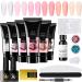 Nail Adhesive Gel | Builder Gel for Extensions with Glue 6 Colors | Multifunctional Long-Lasting Art Design Tips and Decorations for Professional Enthusiasts and Adults - Buy Online on GoSupps.com