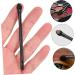 Healeved 40 Pcs Double Eye Shadow Makeup Eyeliner Makeup Tool Women Face Blending Sponge Blush Black Plastic - Buy Online on GoSupps.com