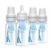 Dr. Brown s Natural Flow Anti-Colic Baby Bottle with Level 1 Slow Flow Nipples 4oz 4 Pack 4 Pack 4 oz