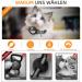 Reflective GPS Cat Neck Band with Apple AirTag Holder | Adjustable & Safe for Cats Kittens & Small Dogs - Black - Buy Online on GoSupps.com