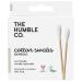 The Humble Co. Natural Cotton Buds - White - Plastic Free - Biodegradable - Eco-Friendly - Vegan - Perfect for Ears, Makeup, Pet Care & Cleaning
