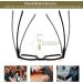 Cojwis 2 Pack Blue Light Blocking Reading Glasses - Feather Hinge Anti-Dizzy Eyewear for Men & Women (1.00 Magnification 2 Black Frames) - Buy Online on GoSupps.com