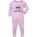 Storm Pooper Newborn Baby Sleepsuit | 100% Fine Combed Cotton | 0-3 Months | Pink - Buy Online on GoSupps.com
