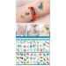 Dinosaur Temporary Tattoo Sheets - Fun Fake Dinosaur Face & Body Stickers for Kids & Adults - Ideal for Dinosaur Birthday Parties - Buy Online on GoSupps.com