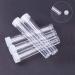 PandaHall 100pcs Clear Plastic Tube Bead Containers - Small Empty Storage Tubes Set for Beads with Lid - 15ml Transparent Organizers Boxes (75x13mm) - Pack of 100 - Buy Online on GoSupps.com