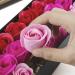 Rose Petal Bath Soap Gift Box - Floral Scented Soap for Valentine's Day, Anniversary, Birthday, Mothers Day - 18 Pcs Gradient Pink Roses - Gifts for Her - Buy Online on GoSupps.com