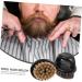 Frcolor 4-Piece Men's Beard Care & Hair Cutting Tool Set - Razor Brush & Mustache Combs for Perfect Grooming - Buy Online on GoSupps.com