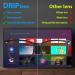 DripShip DRIP Blue Light Blocking Glasses | Computer Gaming & Anti-Eyestrain Protection - Retro Vintage Fashion Black - Buy Online on GoSupps.com