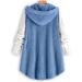 Shop Hanxiulin Oversized Plush Winter Coat & Hoodie Jacket for Women - Windproof Fleece & Transition Colors - Sizes up to 3XL - Buy Online on GoSupps.com