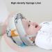 Huifen Baby Helmet for Crawling Walking with 3 Pairs Knee Pads - Gray Zebra Design - Buy Online on GoSupps.com