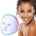 LED Face Light Therapy Mask for Face Red Blue Light therapy Mask for Anti-Ageing &Anti-Acne Built-in Silicone Eye Goggles for Comfort Plug-in