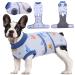 Kuoser dog body after op dog body after castration male bitch dog body after op bitch breathable body for dogs after op leakage protection dog anti-wound licking op body dog sailboat s (1 Pack) blue boat