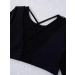 Inhzoy Girls Long Sleeve Crop Tank Top | Dance Gymnastics Yoga Shirt Black 12 - Buy Online on GoSupps.com