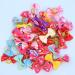 50 Pcs Assorted Dog Hair Bows with Elastic Rubber Bands Cute Patterns Hair Grooming Accessories for Small Dog Cat Puppy - Buy Online on GoSupps.com
