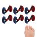 Jauarta 8pcs Big Toe Strap Bunion Straightener - Stretchable Toe Stretcher & Hallux Valgus Corrector for Foot Alignment - Buy Online on GoSupps.com