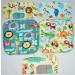 Eco-Friendly 2 Ply Printed Flannel 8x8 Inches Little Wipes Set - Safari Babies (Pack of 5) - Buy Online on GoSupps.com
