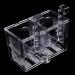 WEAVERBIRD Fish Breeder Box Clear Acrylic Aquarium Isolation Hatchery Feeding Boxes Perfect Isolator for Aggressive Fish Injured Fish Small Fish Shrimp Clownfish with 2pcs Sucker and Hook XL(Double Box) - Buy Online on GoSupps.com