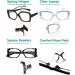 Eyekepper 4 Pack Oversized Square Eyeglasses for Women - Stylish & Affordable International Shipping - Buy Online on GoSupps.com