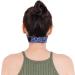 LOFBAZ Floral Navy Blue Cloth Face Coverings - Washable Adjustable Reusable with Nose Wire & Filter Pocket | International Shipping - Buy Online on GoSupps.com