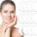 12 pieces Silicone Eye Wrinkle Pads Anti Aging Silicone Pads Reusable Reduce Skin Wrinkles Patches Cleavage Pads for Mouth and Eyes Smile Fine Lines (Transparent)