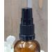 AVALON 100ml Amber Glass Bottles with Black Treatment Pump Pack of 2 Sold Empty - Create Luxury Homemade Personalized Spa Products Aromatherapy Ready Containers Refillable and Durable - Buy Online on GoSupps.com