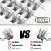 DIY Eyelash Extensions - 80 Lash Clusters (10mm 12mm 14mm 16mm) | 3D Effect Easy Home Application - Buy Online on GoSupps.com