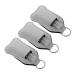 DRESSOOS 3 Sets Bottle Cover Heat Transfer Printing Keychain Bottle Container Keychain Cover for Bottle and Bottle Cover Heat Transfer Bottle Covers Protector Rubber White Outdoor Travel