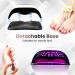 White Hawk UV Lamps for Gel Nails / 300W UV Nail Lamp with 72 Beads Large LED Display Auto Sensor and 4 Timer Settings for Fingernails and Toenails/UV Nail Lamp for Home and Salon Use - Buy Online on GoSupps.com