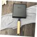 HOMSFOU 1Pc Square pan Heart Fried Pot Pancake Stove Poached Egg stovetop Griddle Pancake Cooking Pan Skillet pan for Steak Mini Pan Camping Frying pan Picnic Cookware Iron Non Stick Wok - Buy Online on GoSupps.com