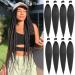 Leeven Long Pre Stretched Braiding Hair Extension 36 Inch EZ Braids Hair for Woman Yaki Straight Black Braiding Crochet Hair Extensions /36 Inch 1B# 36 Inch (Pack of 8) 1B