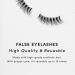 Buy Lashever Natural Series False Eyelashes - Japanese Lightweight & Comfortable Fake Lashes Long Lasting Reusable Strips (2 Pairs) - Natural 106 Black - Buy Online on GoSupps.com