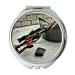 Mirror Travel Mirror gun magazine holder Round Mirror gun hd s pocket mirror portable mirror