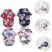 Nusitou Summer Dress for Dogs - 4-Piece Pet Shirt Set | Stylish Striped & Pineapple Tees for Girls - Buy Online on GoSupps.com