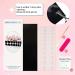 22PCS Semi Cured Gel Nail Polish Strips Self-Adhesive Full Wrap Nail Polish Stickers Salon-Quality Gel Nail Stickers French Black Tip Manicure Nail Wraps with Prep Pads Nail File & Wood Stick - Buy Online on GoSupps.com