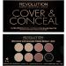 Makeup Revolution Ultra Cover & Concealer Palette - Medium Dark | 8 Shades, 10g - Buy Online on GoSupps.com
