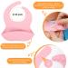 Baby Feeding Set - Silicone Bib, Suction Divided Bowl, Spoon & Fork - Toddler Utensils - Pink (6 Months) | Baby Led Weaning Supplies - Buy Online on GoSupps.com
