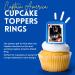 Captain America Shield Rings 12 Pack Cupcake Toppers Two Designs. - Buy Online on GoSupps.com