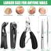 Toenail Clippers for Seniors - Heavy Duty Angled Head Nail Cutters for Thick Nails 5Pcs with Catcher & Wide Jaw Opening - Buy Online on GoSupps.com