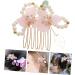 MAGICLULU Comb Wedding Hair Clip Flower Headpiece Flower Hair Clip Hair Styling Accessories Fairy Jewelry for Japanese Hair Pin Traditional Hair Accessories Tassel Pearl Pair Clip - Buy Online on GoSupps.com