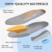 High Arch Support Plantar Fasciitis Insoles - Orthotic Shoe Inserts for Foot Pain Relief - Comfort for Men & Women Compatible with Boots & Work Shoes - Buy Online on GoSupps.com